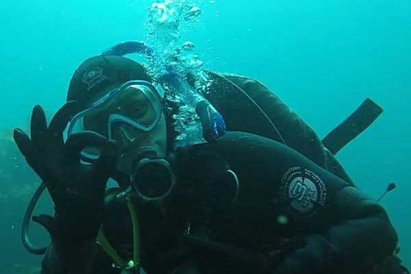 Gracela Gregorio, Scuba Diving